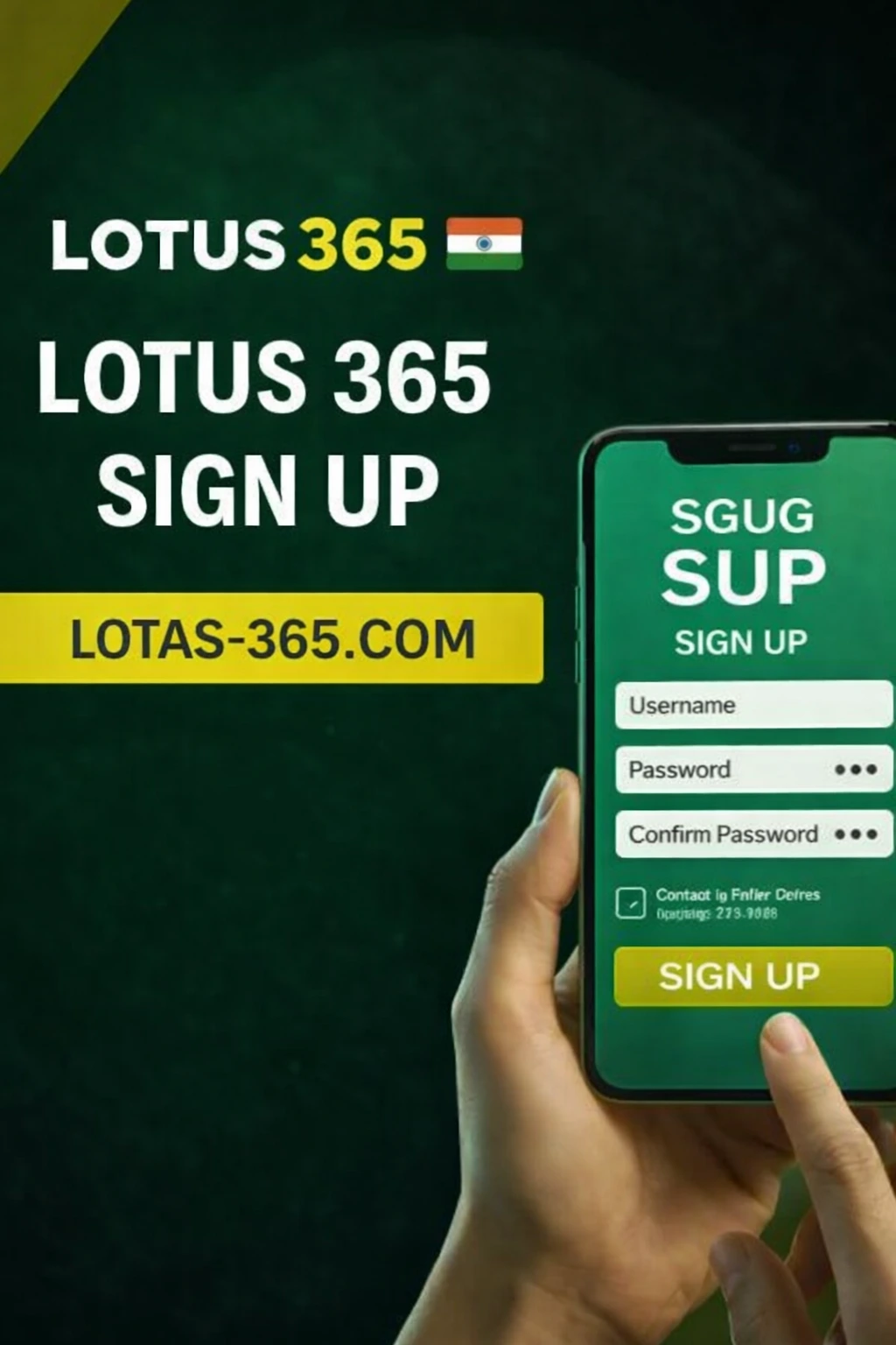LOTUSG365 SIGN-UP